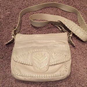 Steve Madden bone colored crossbody.